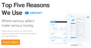 Top Five Reason We Use Samcart blog post